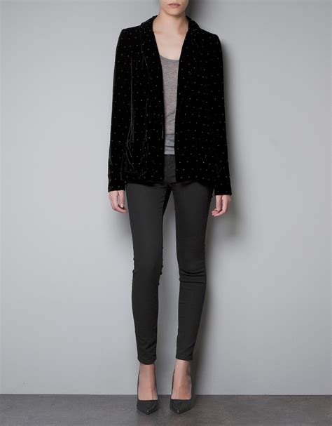 oversized black blazer womens|zara black velvet blazer.